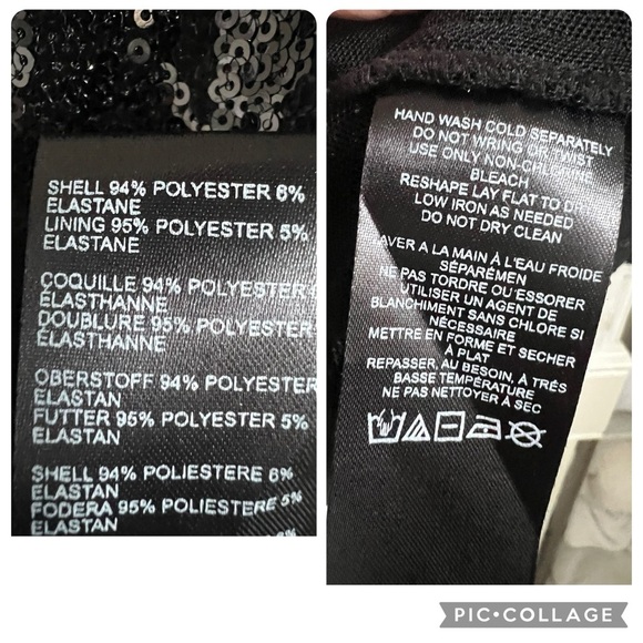 Anthropologie Black Sequin Cropped Tee - Picture 13 of 15